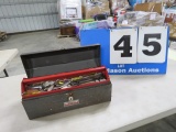 MASTER MECHANIC TOOL BOX WITH CONTENTS
