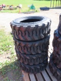 4 LOADMAX 10-16.5 NHS SKIDSTEER TIRES ALL FOR ONE MONEY