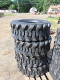 4 LOADMAX 12-16.5 NHS SKIDSTEER TIRES ALL FOR ONE MONEY