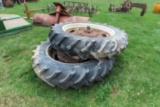 TIRES 12.4-36 WITH WEIGHTS