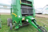 JOHN DEERE 458 ROUND BALER WITH NET WRAP, SILAGE SPECIAL & MONITOR
