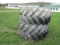 2 GOODYEAR 28L R26 TRACTOR TIRES