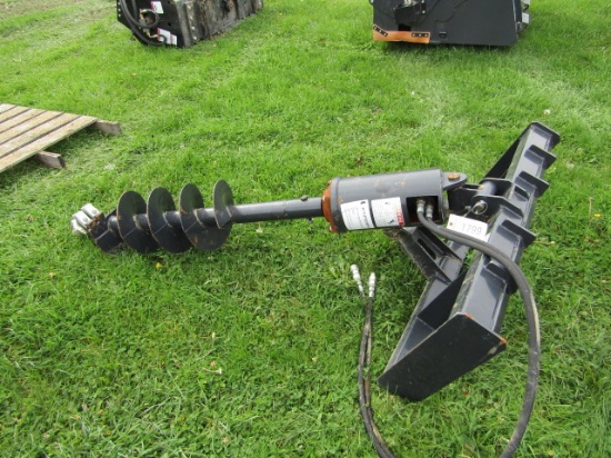 JCT SKIDSTEER POST HOLE DIGGER W/ 12" AUGER