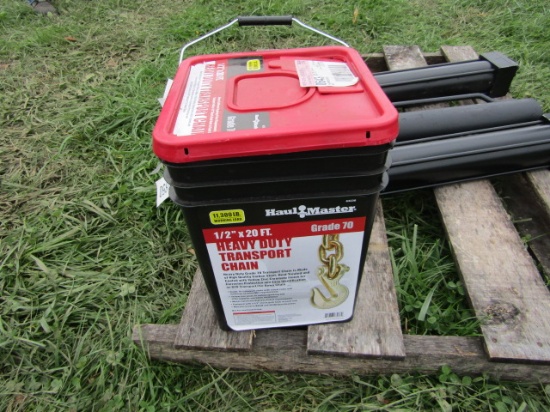 HAUL MASTER 1/2 X 20F HEAVY DUTY TRANSPORT CHAIN GRADE 70