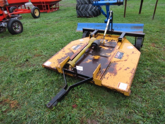 5FT TOW BEHIND BRUSH HOG DUAL WHEEL SLIP CLUTCH