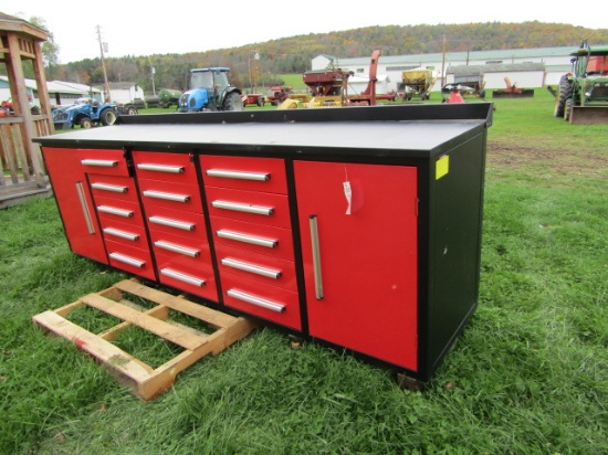STEELMAN WORK BENCH 10FT-15D-2-01B 15 DRAWER & 2 DRS