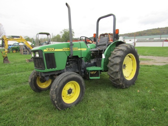 JOHN DEERE 5105 SYNC REVERSER 2WD TRACTOR 3PT HITCH 540 PITCH