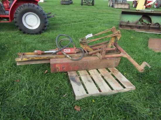 JETCO 3PT HYDRAULIC FENCE POST DRIVER W/ HYDRAULIC CYCLINDER