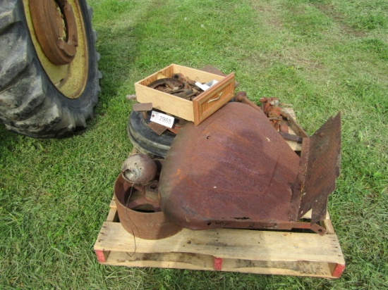 PALLET OF ODDS & ENDS, MASSEY HARRIS PARTS