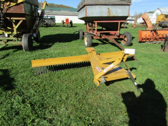 3PT HITCH KING KUTTER 8FT TYR-96 STONE RAKE