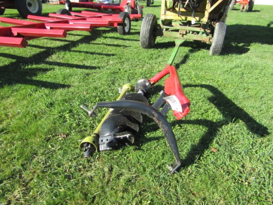 3PT LOWERY HITCH POST HOLE DIGGER 12" AUGER
