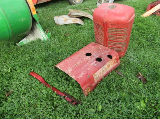 PARTS FOR FARMALL SUPER C HOOD, GRILL, BAR