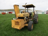 FORD 260C TRACTOR W/SIDE INTERSTATER FLAIL MOWER CANOPY 309E