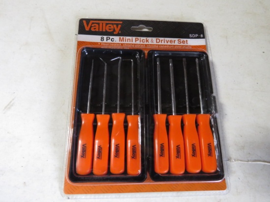 NEW VALLEY 8PC MINI PICK & DRIVER SET