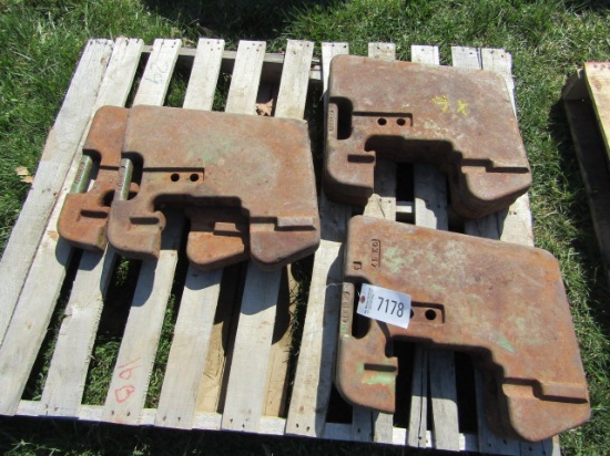 6 JOHN DEERE WEIGHTS 6 BOLT