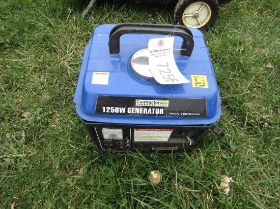 1250 WATT GENERATOR