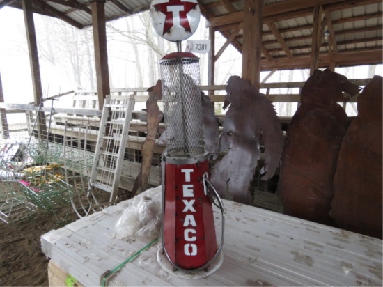 METAL TEXACO 4FT PUMP