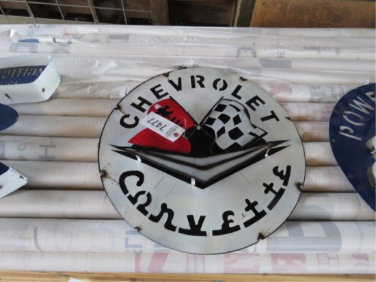 METAL CHEVROLET SIGN