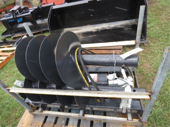 JCT SKIDSTEER 12"& 18"  POST HOLE DIGGER