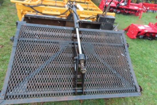 BOBCAT LANDSCAPE RAKE 5A 5FT SKIDSTEER QUICK ATTACH