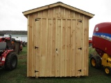 8X10 AMISH SHED - METAL ROOF