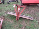3PT 6FT CENTRAL TRACTOR BLADE