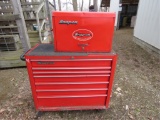 SNAP ON LARGE DRAWER ROLL AROUND & TOP BOX W/ KEYS