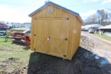 8X12 AMISH SHED BOARD & BATTEN NATURAL STAIN