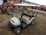 ELECTRIC CLUB CAR PRECEDENT GOLF CART, 4 SEATER NICE SHAPE WITH CHARGER, WINDSHIELD AND CANOPY