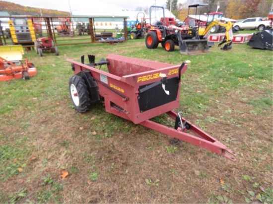 PEQUEA 25G GROUND DRIVEN MANURE SPREADER NICE SHAPE