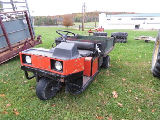 CUSHMAN 3 WHEELED CART W/ DUMP