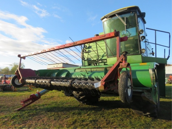 JOHN DEERE CONVERTED PICKUP HEAD FOR BUCKWHEAT USED UP TO DATE
