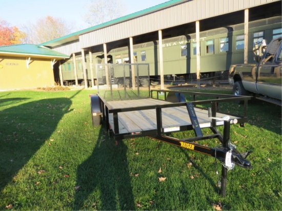 NEW 2023 REISER 77"X14' LANDSCAPE TRAILER