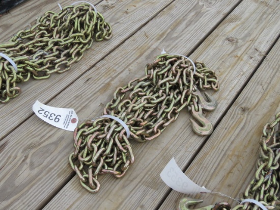 NEW 5/16 20FT G70 DOUBLE HOOK CHAIN