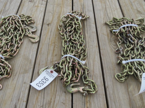 NEW 5/16 20FT G70 DOUBLE HOOK CHAIN