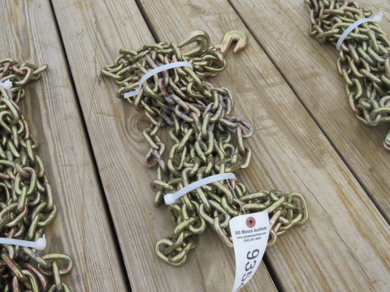 NEW 5/16 20FT G70 DOUBLE HOOK CHAIN