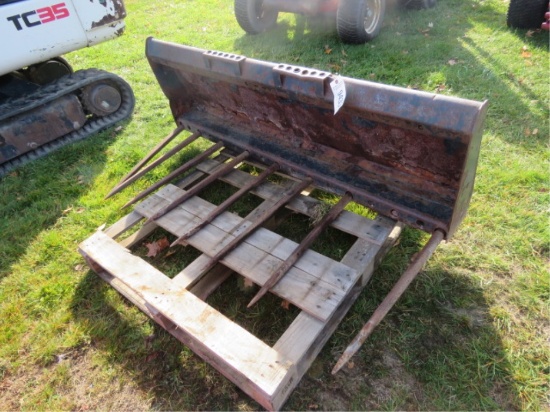 SKIDSTEER MANURE TINE FORK