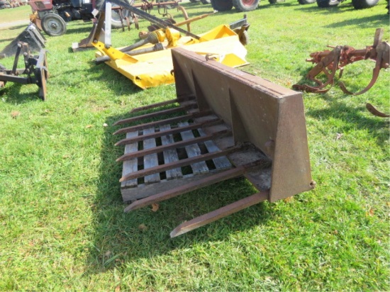 SKIDSTEER MANURE TINE BUCKET