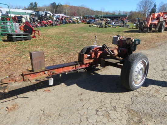 HOMEMADE WOOD SPLITTER-