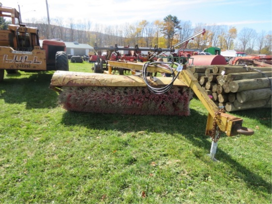 TRAILER BROOM HYDRAULIC DRIVE PINTLE HITCH