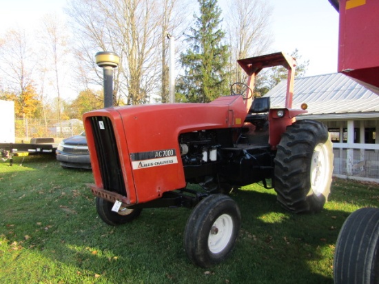 ALLIS CHALMERS 7000 DIESEL W/ TURBO, 3PT HITCH 540 PTO, 2 OUTLETS,