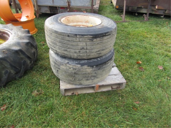 SET OF 2 IMPLEMENT TIRES 12.5L-16.5L