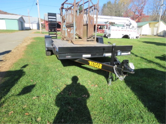 2022 REISER 82X16FT EQUIPMENT TRAILER