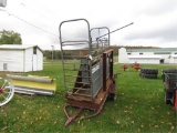 PAUL LIVESTOCK SCALE ON TRAILER - WE HAVE THE WEIGHTS