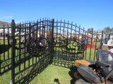 14FT DRIVEWAY GATES NEW 2 7FT SECTIONS DEER SCENE