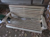 WOOD PORCH SWING