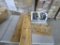 TWIN PACK BATHROOM FAUCETS AND WALL COAT RACKS
