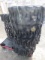 SET OF 4 NEW 12-16.5 SKID STEER TIRES