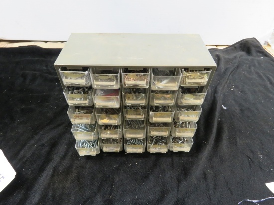 ORGANIZER WITH CONTENTS A SCREWS
