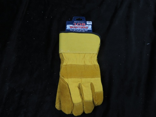 JOB BUSTERS PILE LINED GOLDEN LEATHER GLOVES